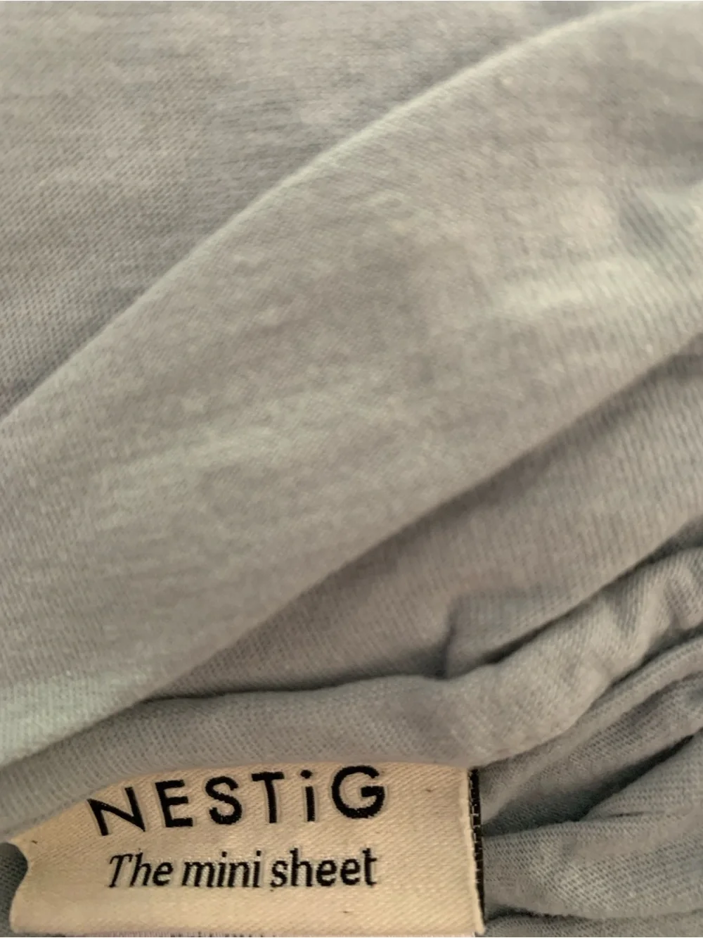 NESTIG Organic Cotton Mini Crib Sheet